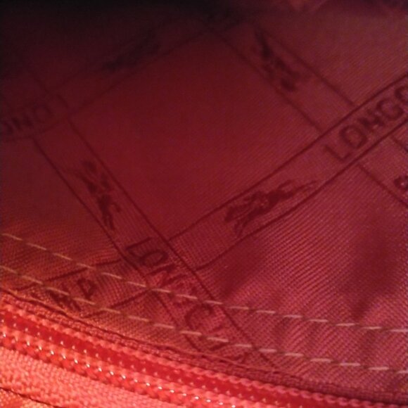 Longchamp Pink Pebbled Leather Hobo Bag  EUC - Picture 8 of 13